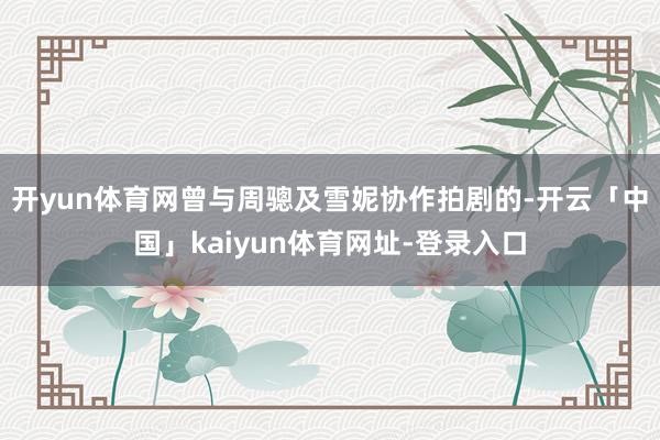 开yun体育网曾与周骢及雪妮协作拍剧的-开云「中国」kaiyun体育网址-登录入口