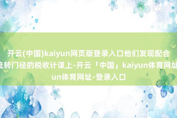 开云(中国)kaiyun网页版登录入口他们发现配合区在商品流